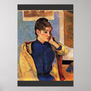 Porträtt av Madeleine Bernard av Gauguin Paul Poster