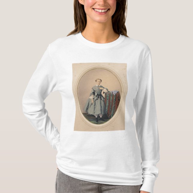 Porträtt av Madeleine de Malaret Tee Shirt (Framsida)
