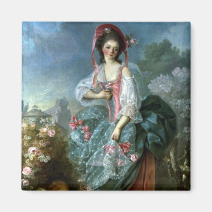 Porträtt av mademoisellen Guimard som Terpsichore Magnet