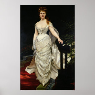 Porträtt av mademoisellen X, 1873 Poster