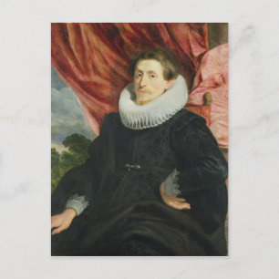 Porträtt av Man, c.1619 Vykort