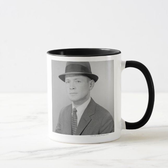 Porträtt av manen mugg (Höger)