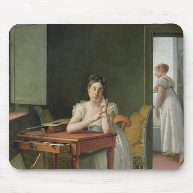 Porträtt av Marceline Desbordes-Valmore Musmatta (Framsidan)