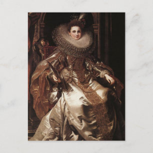 Porträtt av Marchesa Pallavicino av Rubens Vykort