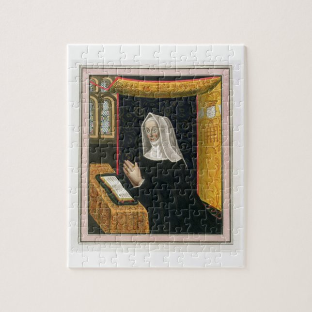 Porträtt av Margaret Beaufort, Countess av Richmon Pussel (Vertikal)