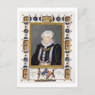 Porträtt av Margaret Douglas (1515-78) Countess of Vykort