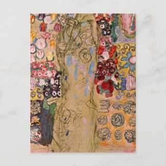 Porträtt av Maria Munk av Gustav Klimt Vykort