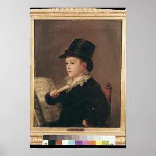 Porträtt av Mariano Goya 1815-17 Poster