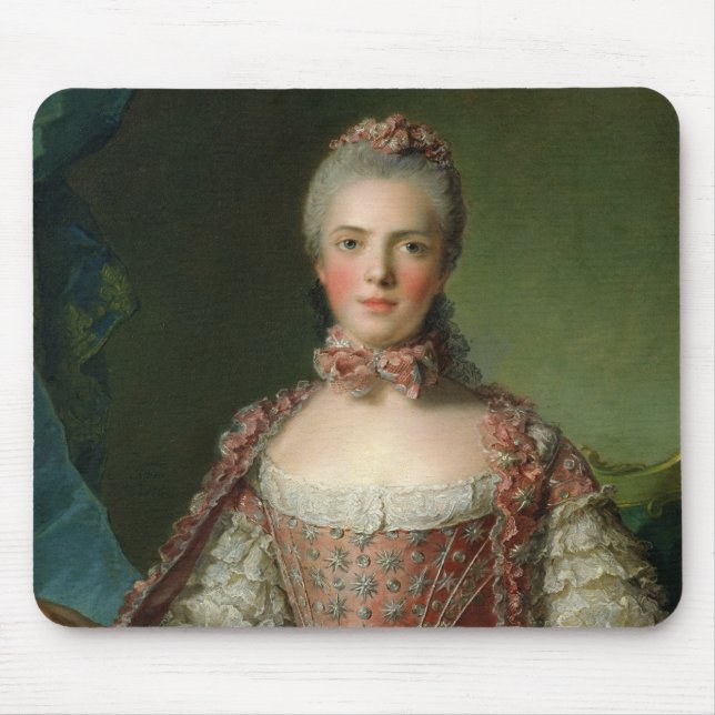 Porträtt av Marie Adelaide 1756 Musmatta (Framsidan)