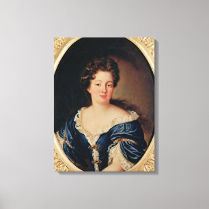 Porträtt av Marie-Anne Mancini Princess Colonna Canvastryck