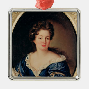 Porträtt av Marie-Anne Mancini Princess Colonna Julgransprydnad Metall