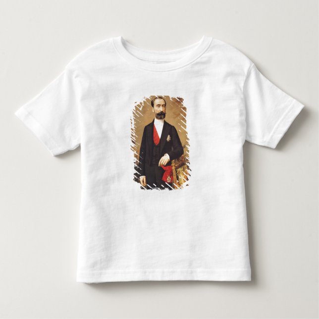 Porträtt av Marie Francois Sadi Carnot 1887 T-shirt (Framsida)