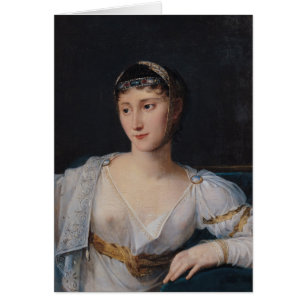 Porträtt av Marie-Pauline Bonaparte Hälsningskort