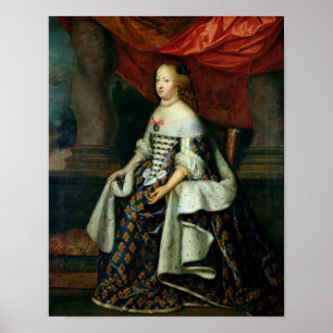 Porträtt av Marie-Therese av Österrike Poster
