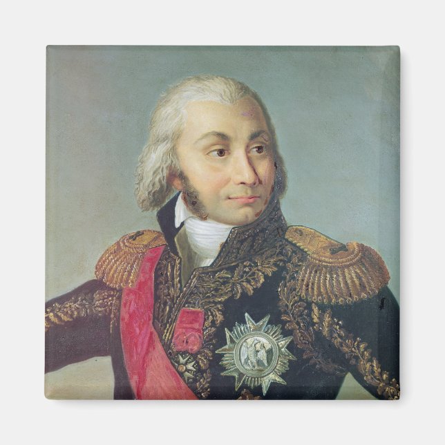 Porträtt av marskalk Jean-Baptiste Jourdan Magnet (Framsidan)