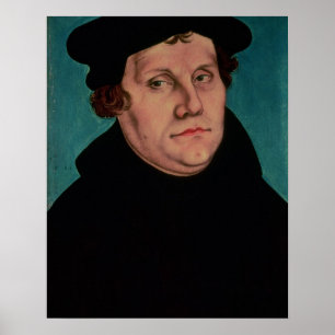 Porträtt av Martin Luther, 1529 Poster