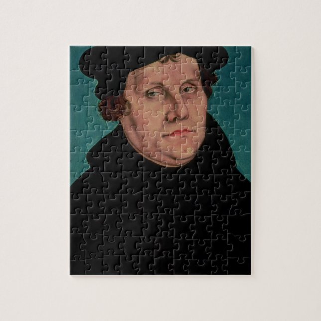 Porträtt av Martin Luther, 1529 Pussel (Vertikal)