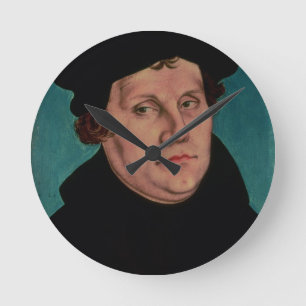 Porträtt av Martin Luther, 1529 Rund Klocka