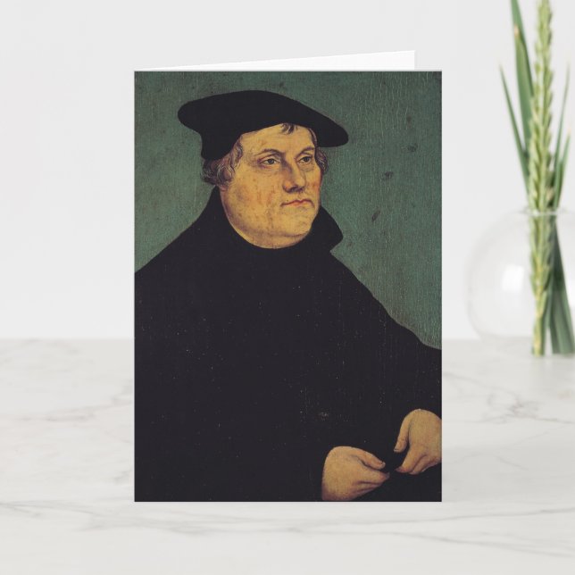 Porträtt av Martin Luther 1543 Kort (Framsida)