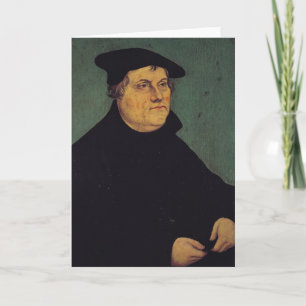 Porträtt av Martin Luther 1543 Kort