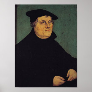 Porträtt av Martin Luther 1543 Poster