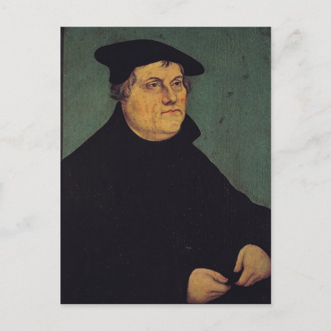 Porträtt av Martin Luther 1543 Vykort (Framsida)