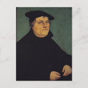Porträtt av Martin Luther 1543 Vykort