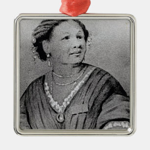 Porträtt av Mary Seacole Julgransprydnad Metall