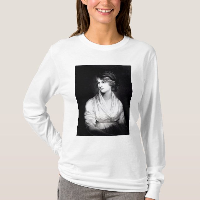 Porträtt av Mary Wollstonecraft Godwin T-shirt (Framsida)