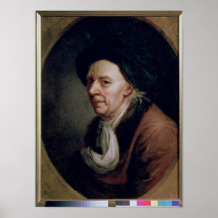 Porträtt av mathematicianen Leonard Euler Poster