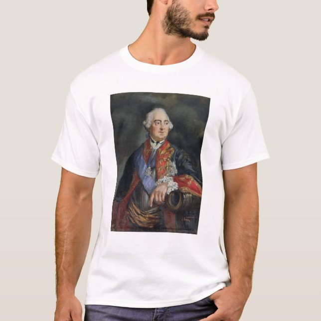 Porträtt av mathematicianen Leonhard Euler T Shirt (Framsida)