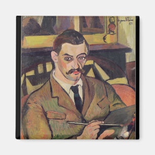 Porträtt av Maurice Utrillo 1921 Magnet