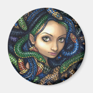 "Porträtt av Medusa" magnet
