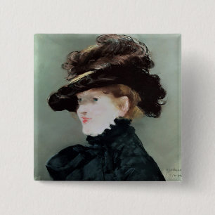 Porträtt av Mery Laurent 1882 Knapp