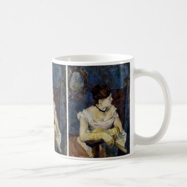 Porträtt av Mette Gaugin, konstnärer Kaffemugg (Höger)
