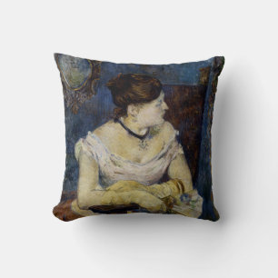 Porträtt av Mette Gaugin, konstnärer Kudde