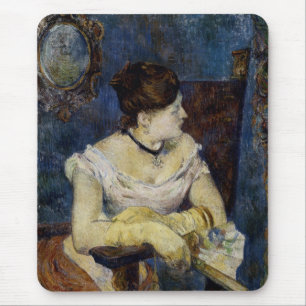 Porträtt av Mette Gauguin, konstnärens fru Musmatta