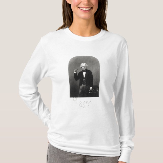 Porträtt av Michael Faraday Tee (Framsida)