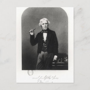 Porträtt av Michael Faraday Vykort