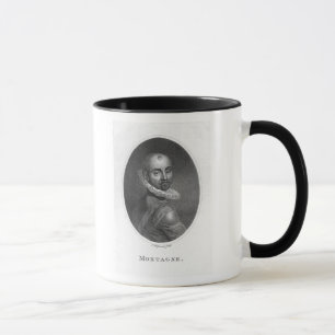 Porträtt av Michel de Montaigne Mugg