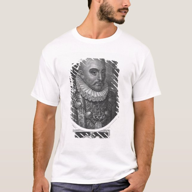 Porträtt av Michel de Montaigne T-shirt (Framsida)