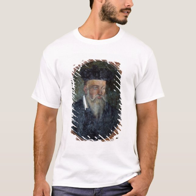 Porträtt av Michel de Nostradame Tee Shirt (Framsida)
