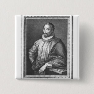 Porträtt av Miguel de Cervantes Saavedra Knapp