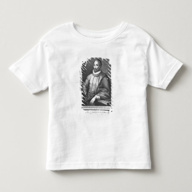 Porträtt av Miguel de Cervantes Saavedra T Shirt (Framsida)