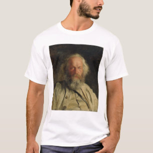 Porträtt av Mikhail Alexandrovich Bakunin 1871 Tee Shirt