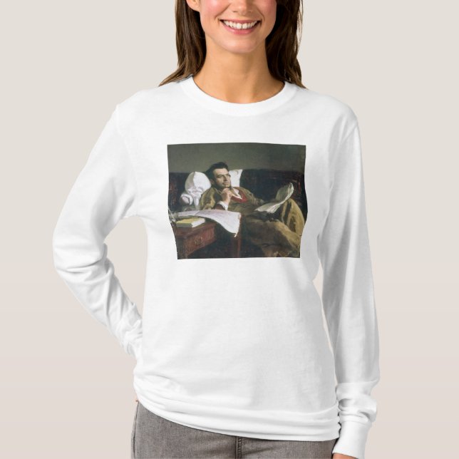 Porträtt av Mikhail Glinka T Shirt (Framsida)