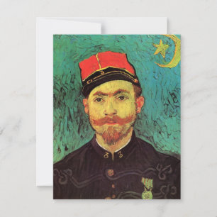 Porträtt av Milliet, älskaren av Vincent van Gogh