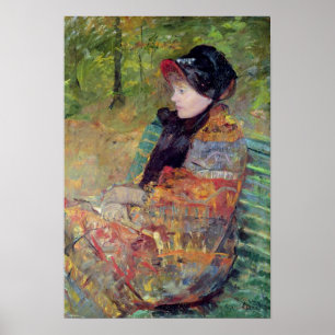 Porträtt av Mlle C. Lydia Cassatt, 1880 Poster