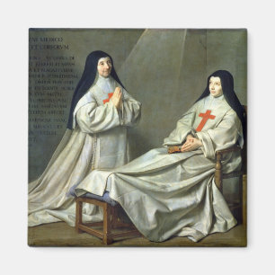 Porträtt av modern Catherine-Agnes Magnet