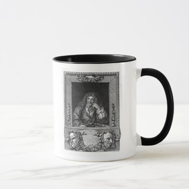 Porträtt av Moliere Mugg (Höger)